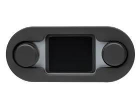 Dakota Digital DCC-4000-K-S HDX/RTX Climate Controls Air Gen-IV Silver Alloy Black
