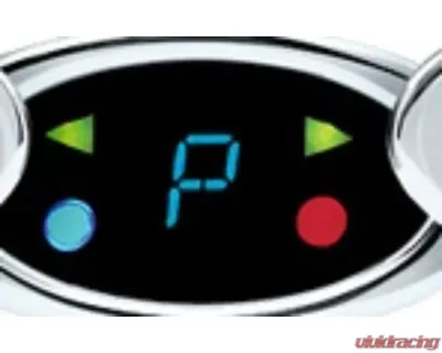 Dakota Digital DGS-4-B Oval Gear/Misc Indicators Brushed Satin Blue Finish - DGS-4-B