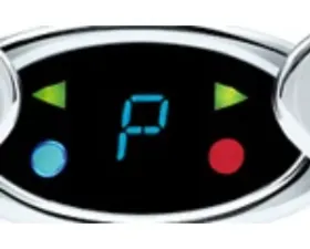 Dakota Digital DGS-4-C-B Oval Gear/Misc Indicators Chrome Blue for Custom Fit Vehicles