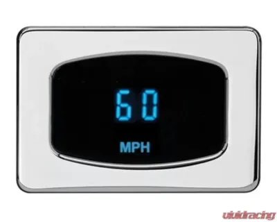 Dakota Digital Odyssey Series I Mini Speedometer MPH Chrome Teal for Classic Cars - ODY-01-3-C-T