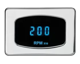 Dakota Digital Odyssey Series I Mini Tachometer Chrome Blue ODY-02-7-C-B for Custom Fit