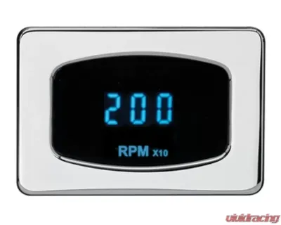 Dakota Digital Odyssey Series I Mini Tachometer Chrome Blue ODY-02-7-C-B for Custom Fit - ODY-02-7-C-B