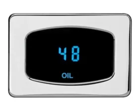 Dakota Digital Odyssey Series I Oil Pressure Gauge Brushed/Satin Teal ODY-03-1-S-T