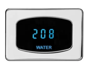 Dakota Digital Odyssey Series I Water Temperature Gauge Brushed Satin Teal ODY-04-1-S-T