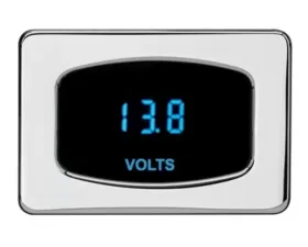 Dakota Digital Odyssey Series I Voltmeter Chrome Blue