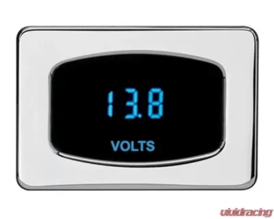 Dakota Digital Odyssey Series I Voltmeter Chrome Blue for 1980-1996 Chevrolet Trucks - ODY-05-1-C-B