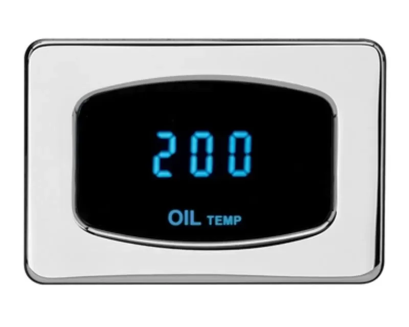 Dakota Digital Odyssey Series I Oil Temperature Chrome Blue - ODY-07-1-C-B