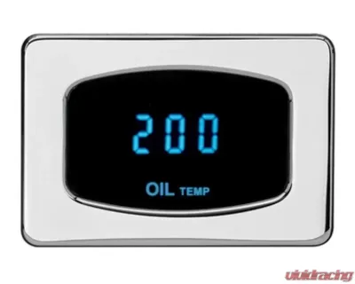 Dakota Digital Odyssey Series I Oil Temperature Gauge Chrome Blue ODY-07-1-C-B - ODY-07-1-C-B