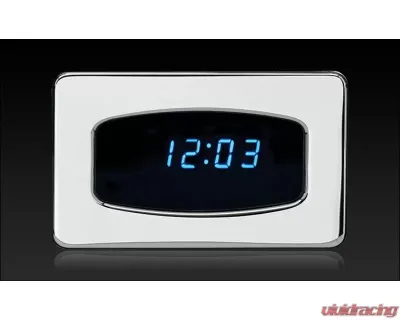 Dakota Digital Odyssey Series I Digital Clock Brushed Satin Blue ODY-16-1-S-B - ODY-16-1-S-B