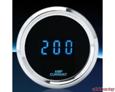 Dakota Digital Round 3-3/8" Performance Speedometer Chrome Blue SLX-01-1-C - SLX-01-1-C