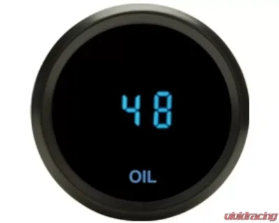 Dakota Digital SLX-03-1-K 2-1/16" Oil Pressure Gauge Black Blue - SLX-03-1-K