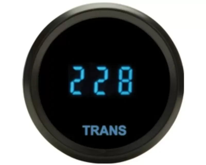 Dakota Digital 2-1/16 Transmission Temperature Chrome Blue - SLX-08-3-C