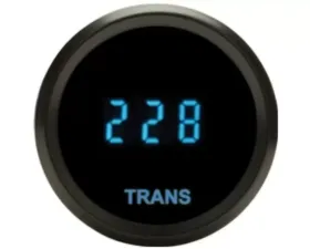 Dakota Digital 2-1/16 Transmission Temperature Chrome Blue