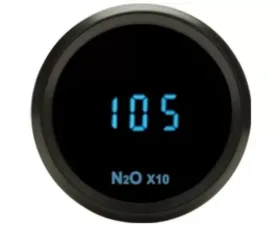 Dakota Digital SLX-23-1-C 2-1/16 Nitrous Pressure Gauge Chrome Blue