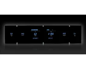 Dakota Digital VFD3-1001-L-Z 6 Gauge Designer Series Instrument System for Classic Cars
