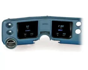Dakota Digital VFD3-68C-CVL-Z Instrument System Blue and Teal for 1968-1972 Chevrolet Chevelle El Camino