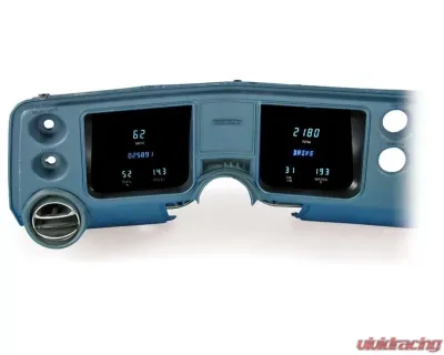 Dakota Digital VFD3-68C-CVL-Z Instrument System Blue and Teal for 1968-1972 Chevrolet Chevelle El Camino - VFD3-68C-CVL-Z
