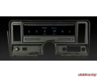 Dakota Digital VFD3-69C-NOV-Z Instrument System for 1969-1976 Buick Apollo & Chevrolet Nova, Blue/Teal - VFD3-69C-NOV-Z