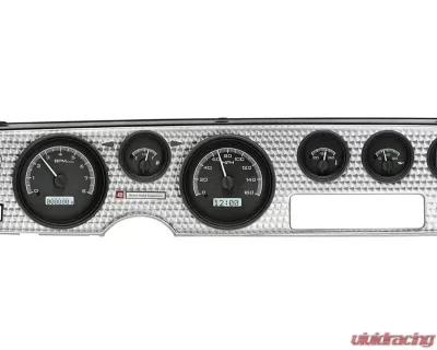 Dakota Digital VHX Instruments for 1970-1981 Pontiac Firebird, Black Alloy Background, White - VHX-70P-FIR-K-W