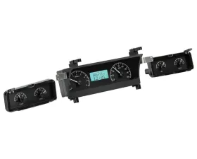 Dakota Digital VHX Instruments Black Alloy Square Gauge Set for 1964-1977 Chevrolet Chevelle, Monte Carlo