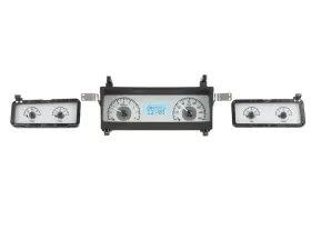 Dakota Digital VHX Instruments for 1964-1977 Chevrolet Chevelle/Monte Carlo, Silver Alloy Background, Square Gauges
