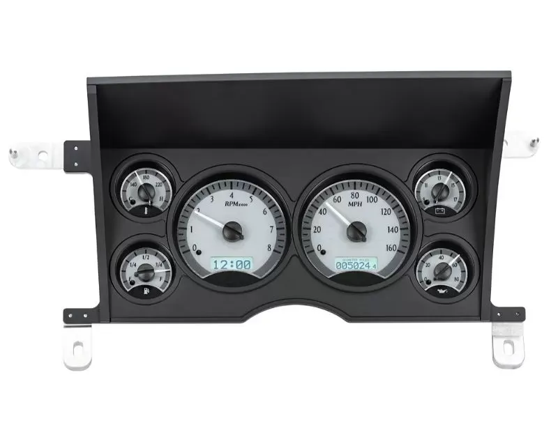 送料無料 いくらから Dakota Digital VHX Instruments Silver Alloy Background White アイドルグッズ