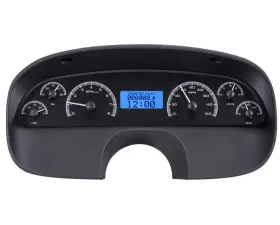 Dakota Digital VHX Instruments Black Alloy Blue for 1991-1996 Chevrolet Caprice Impala SS