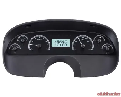 Dakota Digital VHX Instruments Black Alloy Background for 1991-1996 Chevrolet Caprice Impala SS - VHX-94C-CAP-K-W