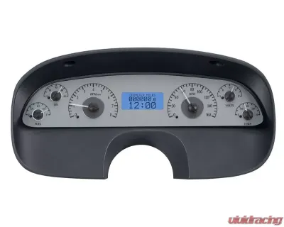Dakota Digital VHX Instruments Silver Alloy Blue for 1991-1996 Chevrolet Caprice, Impala SS - VHX-94C-CAP-S-B