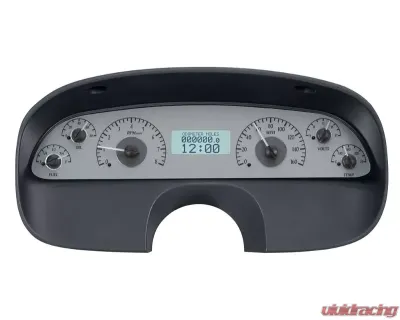 Dakota Digital VHX Instruments Silver Alloy Background White for 1991-1996 Chevrolet Caprice/Impala SS - VHX-94C-CAP-S-W
