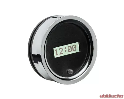 Dakota Digital VLK-55C-K-W Clock for 1955-1956 Chevrolet, Black Alloy Background, White Display - VLK-55C-K-W