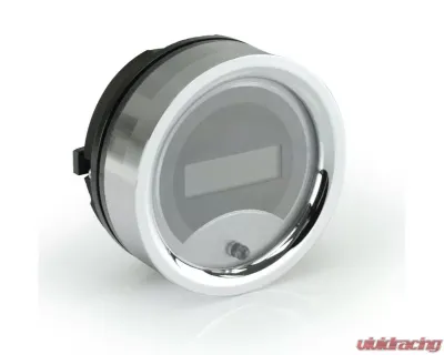 Dakota Digital VLK-55C-S-B Clock Silver Alloy Background Blue for 1955-1956 Chevrolet Car - VLK-55C-S-B