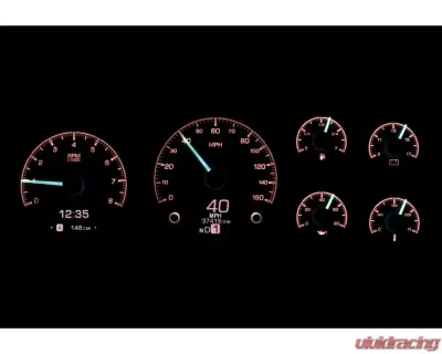 Dakota Digital Silver Face HDX System for 1995-1998 Chevrolet GMC Pickup HDX-95C-PU-S - HDX-95C-PU-S