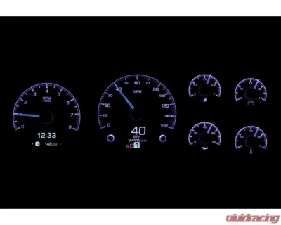 Dakota Digital Silver Face HDX System for 1995-1998 Chevrolet GMC Pickup HDX-95C-PU-S - HDX-95C-PU-S