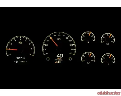 Dakota Digital Silver Face HDX System for 1995-1998 Chevrolet GMC Pickup HDX-95C-PU-S - HDX-95C-PU-S