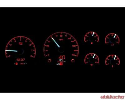 Dakota Digital Silver Face HDX System for 1995-1998 Chevrolet GMC Pickup HDX-95C-PU-S - HDX-95C-PU-S