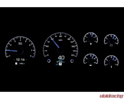 Dakota Digital Silver Face HDX System for 1995-1998 Chevrolet GMC Pickup HDX-95C-PU-S - HDX-95C-PU-S