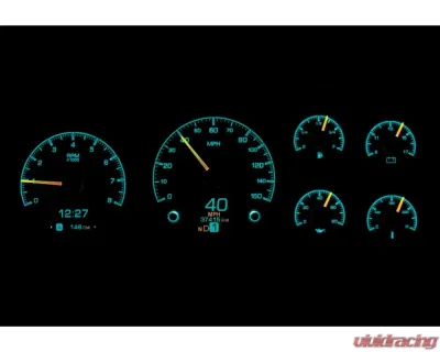 Dakota Digital Silver Face HDX System for 1995-1998 Chevrolet GMC Pickup HDX-95C-PU-S - HDX-95C-PU-S