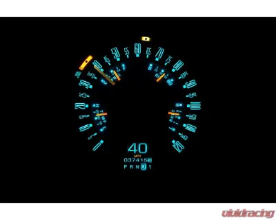 Dakota Digital RLC/RTX Clock for 1951 Ford Car, RLC-51F-X, Custom Fit, Modern Design - RLC-51F-X