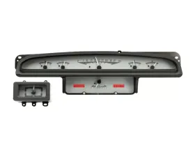 Dakota Digital VHX-70F-TOR-S-R VHX System Red Display Silver Alloy Face for 1970-1971 Ford Torino