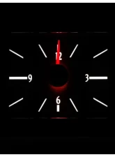 Dakota Digital VLC-40F-K-W Analog Clock White Display Black Alloy Face Ford 1940                                     - VLC-40F-K-W - Image 2