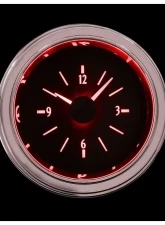 Dakota Digital Analog Clock Red Display Black Alloy Face for 1949-1950 Ford Cars                                     - VLC-49F-K-R - Image 2