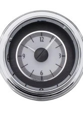 Dakota Digital Red Display Silver Alloy Style Face Analog Clock for 1949-1950 Ford Car                                     - VLC-49F-S-R - Image 2