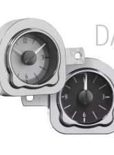 Dakota Digital VLC-51F-S-W Analog Clock White Display Silver Alloy Face Ford 1951                                     - VLC-51F-S-W - Image 3