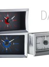 Dakota Digital Analog Clock Blue Display Carbon Fiber Style for 1957 Chevy Car                                     - VLC-57C-C-B - Image 2