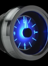 Dakota Digital Blue Display Silver Alloy Analog Clock for 1958-1962 Chevrolet Corvette                                     - VLC-58C-VET-S-B - Image 2