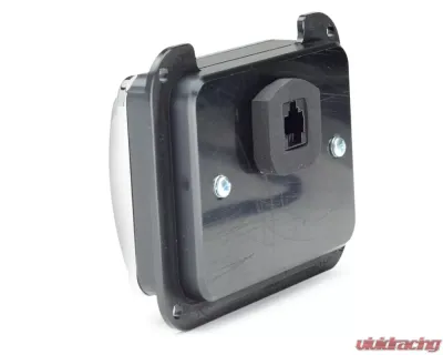 Dakota Digital VLK-40F-S-W White Display Silver Alloy Digital Clock for 1940 Ford Car - VLK-40F-S-W