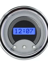 Dakota Digital VLK-49F-S-B Blue Display Silver Alloy Digital Clock for 1949-1950 Ford Car                                     - VLK-49F-S-B - Image 3