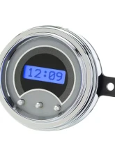 Dakota Digital VLK-49F-S-B Blue Display Silver Alloy Digital Clock for 1949-1950 Ford Car                                     - VLK-49F-S-B - Image 2