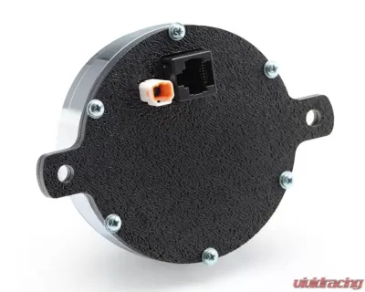 Dakota Digital VLK-49F-S-B Blue Display Silver Alloy Digital Clock for 1949-1950 Ford Car - VLK-49F-S-B